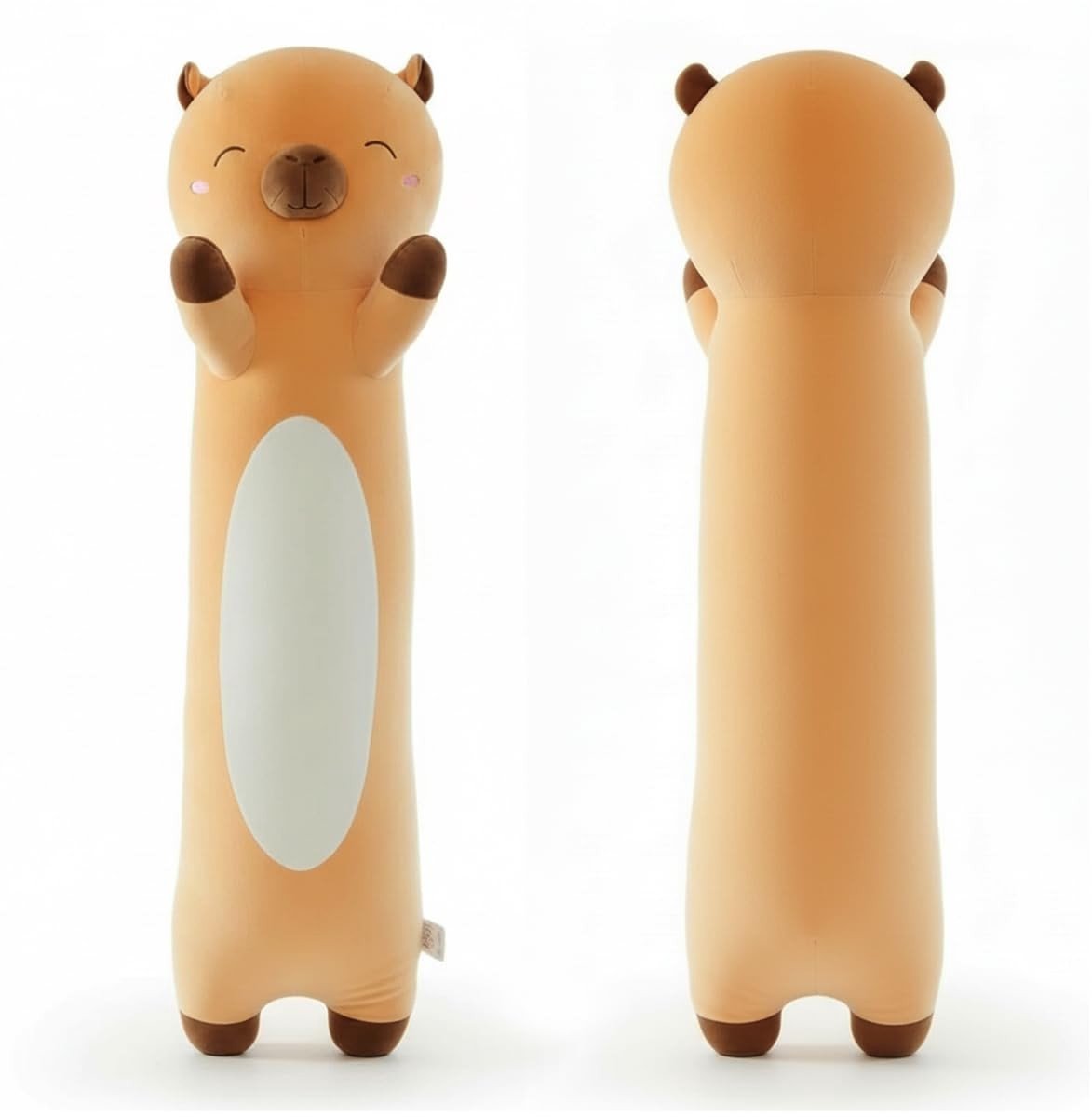 Omgoods - Capybara Knuffelkussen XXL - Zacht Pluche Kussen voor Kinderen