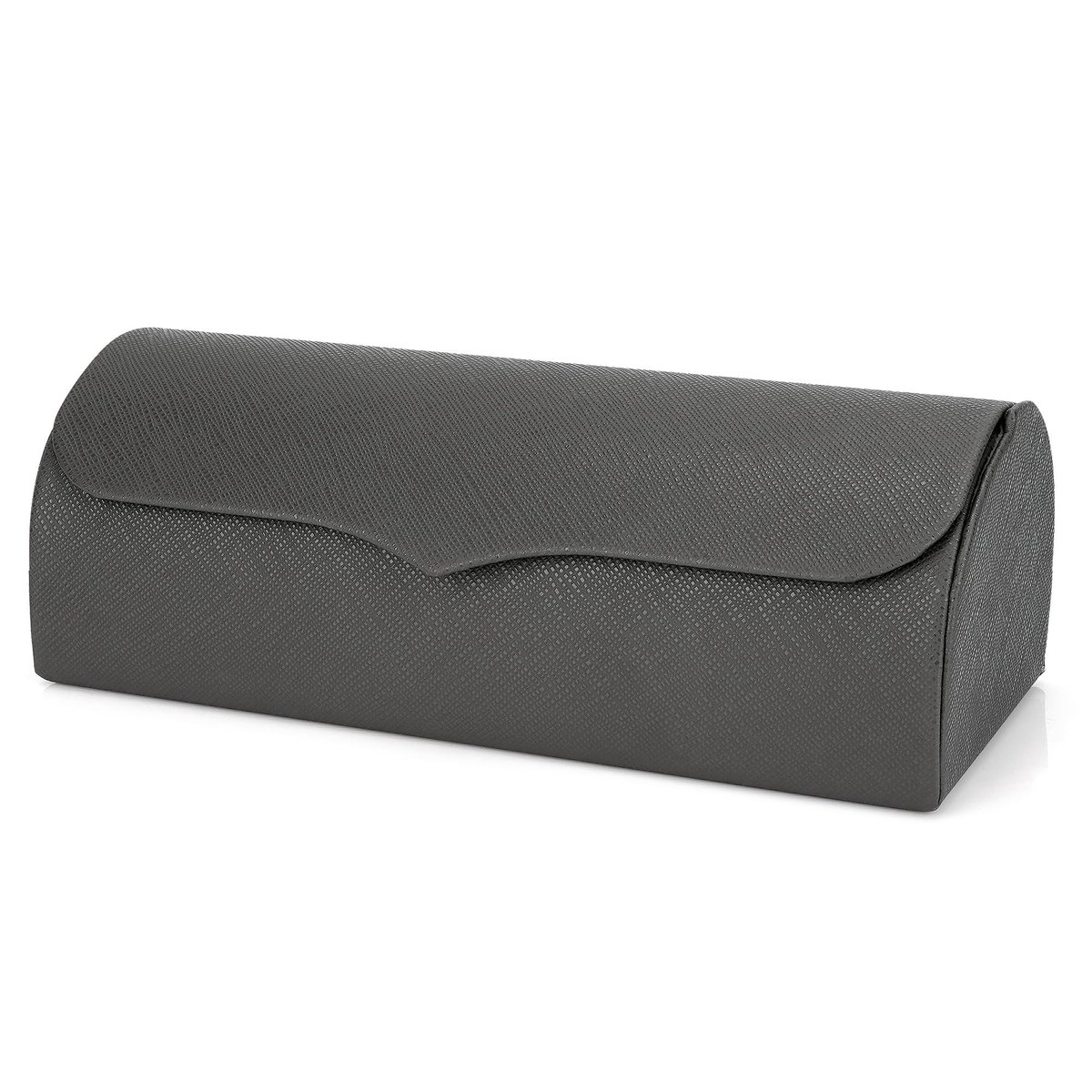 Omgoods - Grote Hardshell Zonnebril Case van Vegan Leer, Perfect voor Diverse Modellen