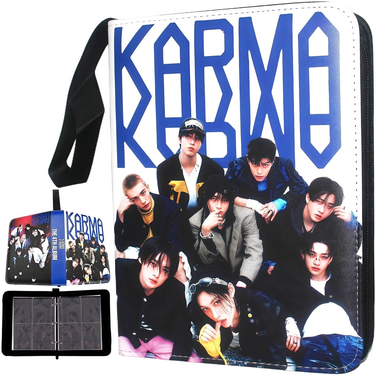Omgoods - Stray Kids Fotokaarten Binder met 400 Pockets - Perfect voor Fans