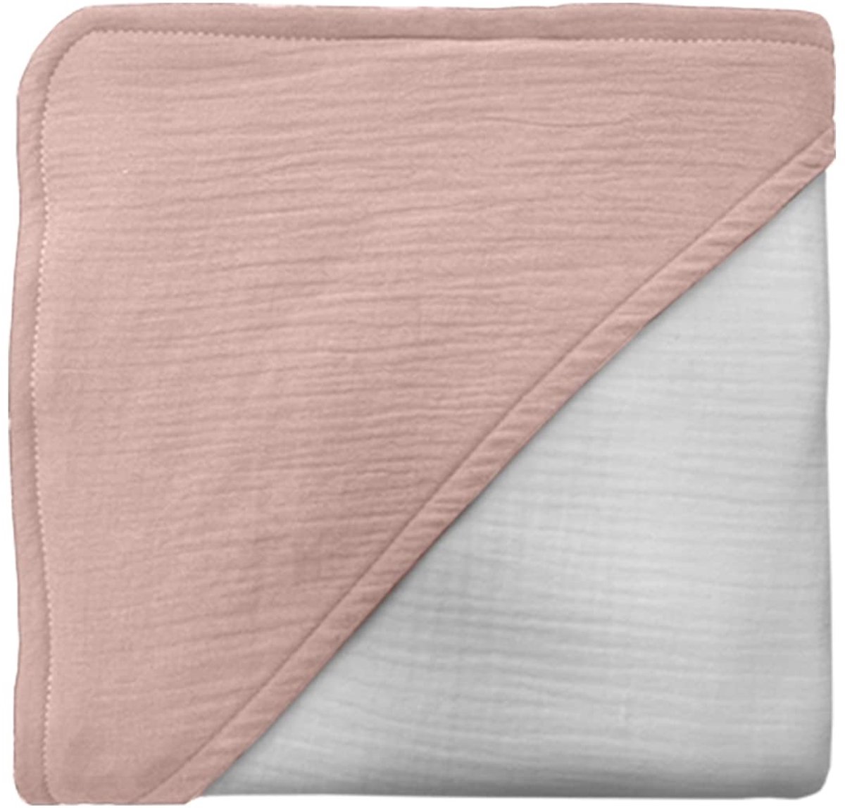 Omgoods - Extra Grote Baby Badjas met Kap van 100% Katoen