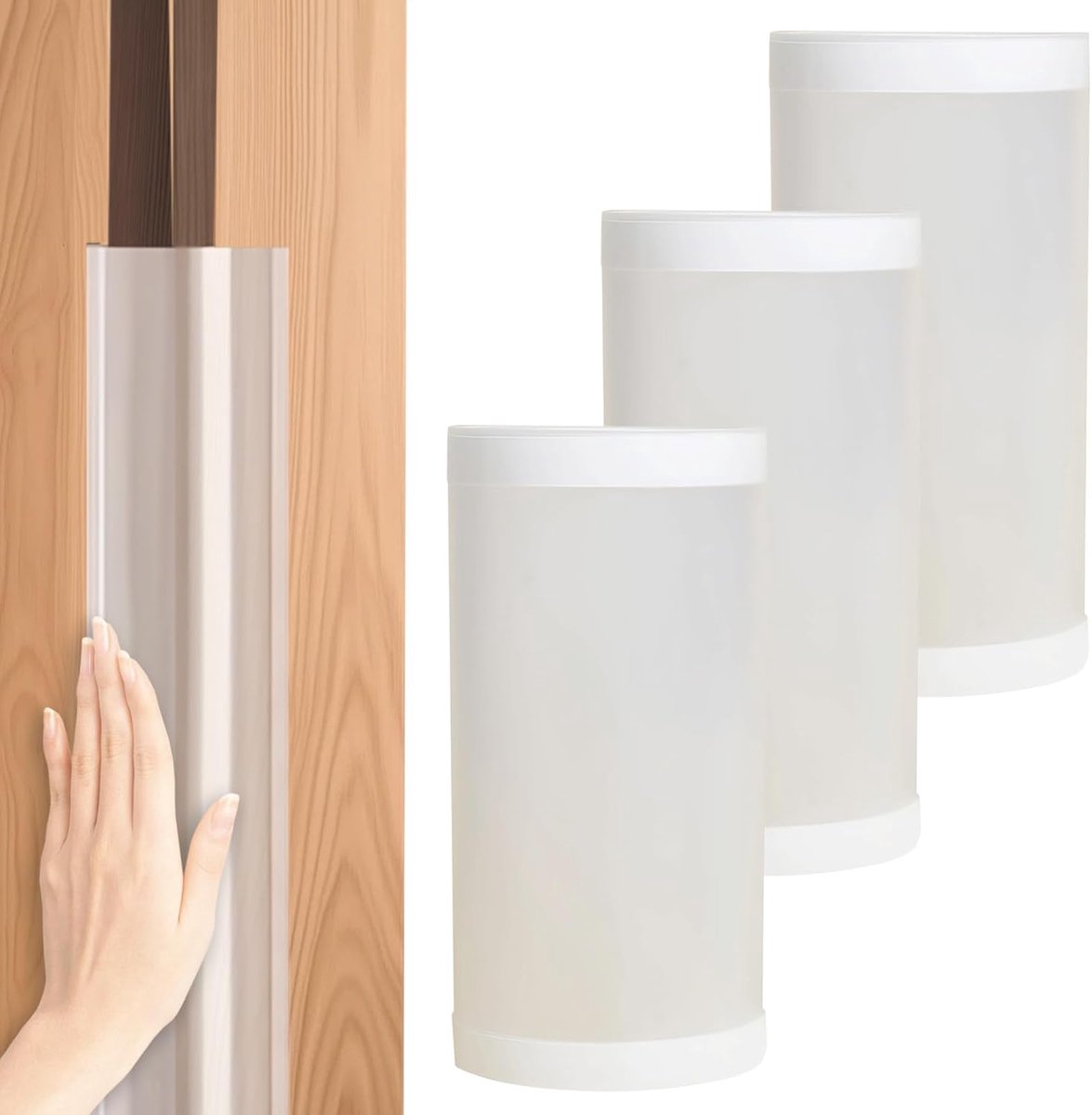bescherming deur vingerbescherming: WIYETY 3 stuks vingerklembescherming deuren voor kinderen klembescherming deuren bandzijde klembeschermingsstrip voor klaslokaal kleuterschool om