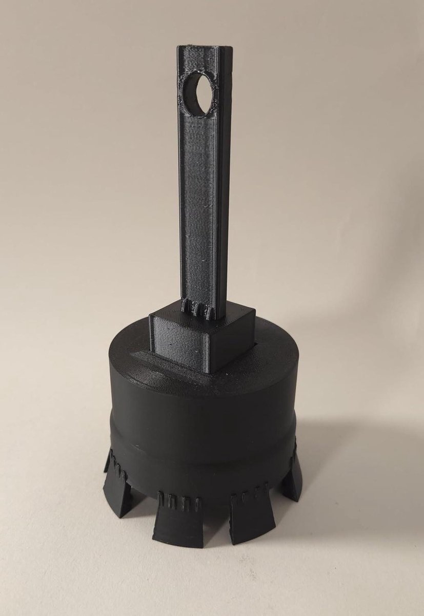 Rookmelder Picker - Demontagegereedschap Rookmelder - Onderhoud Rookmelders - Met Hekatron Adapter - 1 Stuks - Zwart