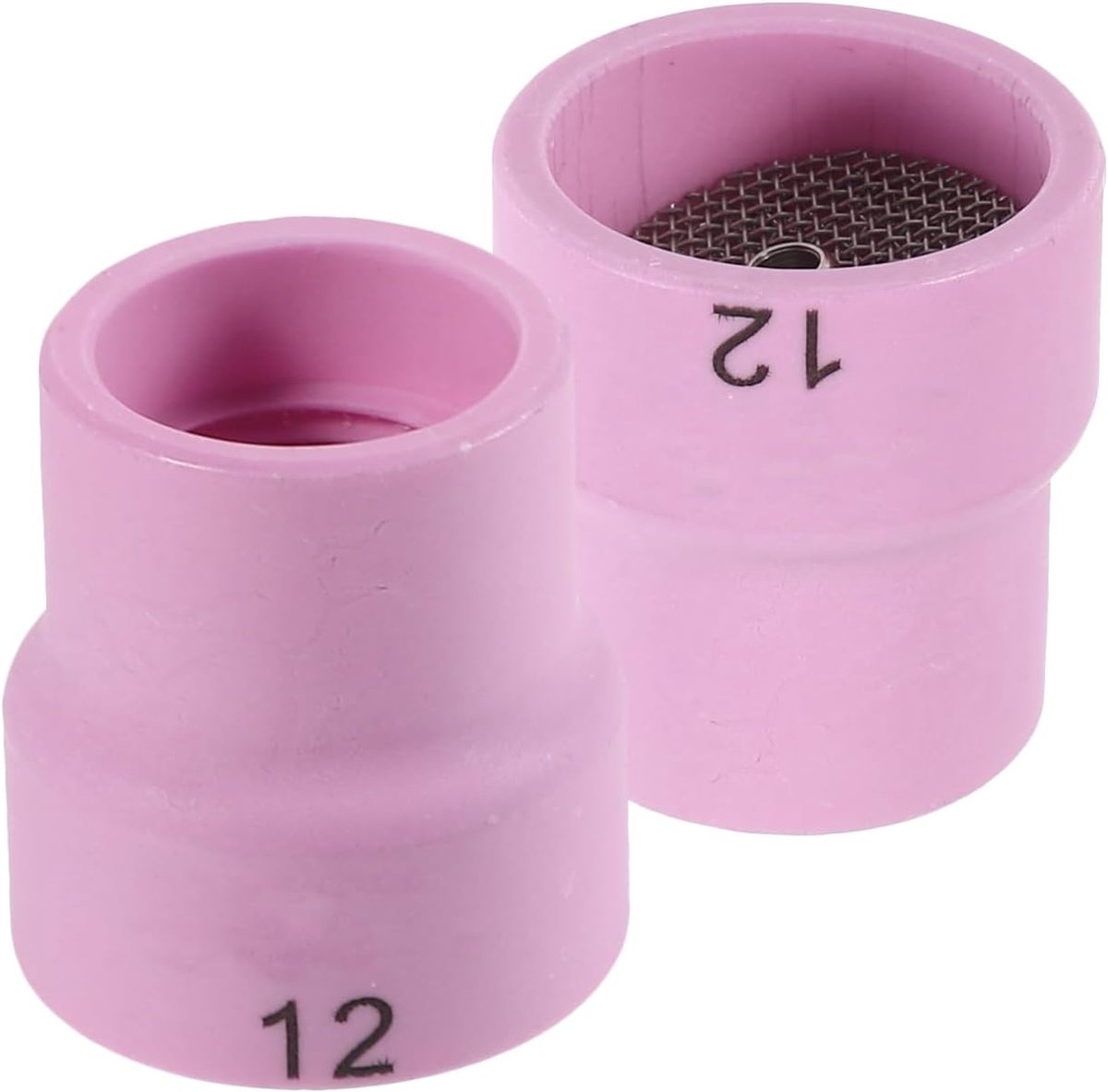 2 stuks keramische lasbranderbekers pruik vervanging Tig lasbekers voor hoogwaardige spuitmond accessoires voor het lassen van pruik