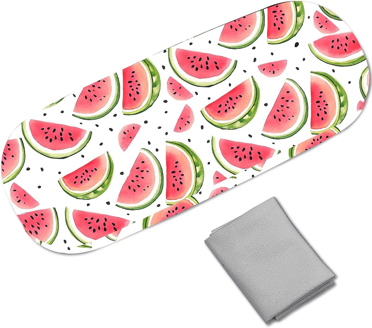 Brillenetuis Leren Harde Shell Brillenkoker Zonnebrillenkoker Draagbaar Voor Onderweg Cartoon Brillenkoker Clamshell Beschermhoes Voor Dames Heren Regenboog 16,2 x 6,4 x 3,9 cm