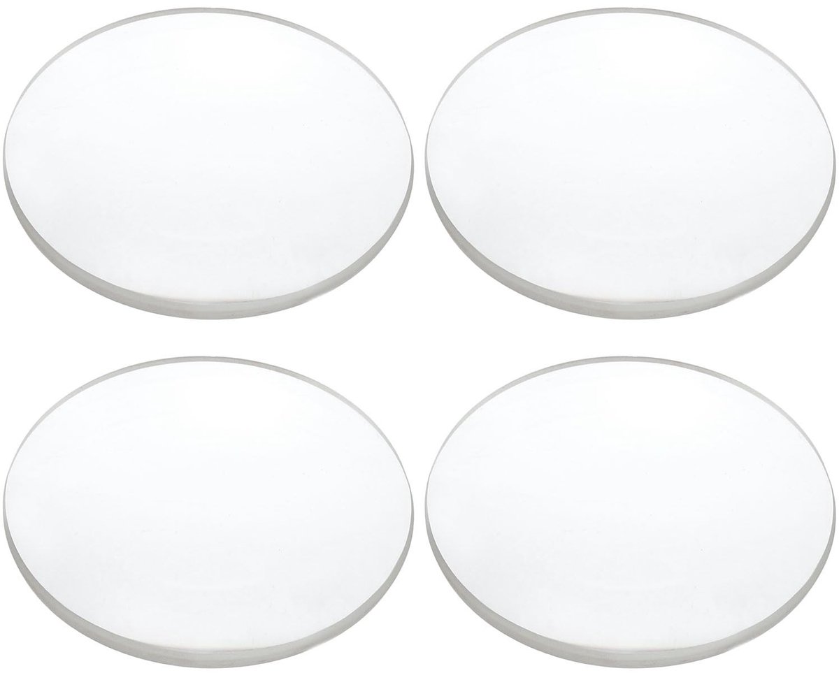 Omgoods - Concave Lens 120mm - 4 Stuks Glas Vergrootglas voor Wetenschappelijke Experimenten