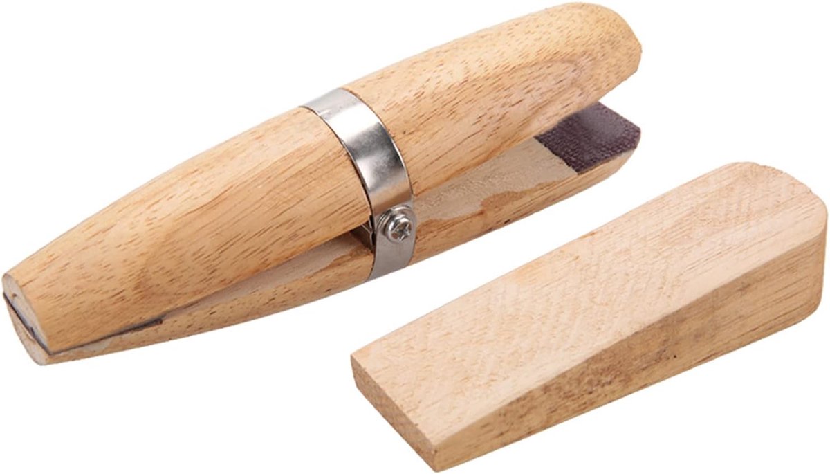 Gereedschap voor Het Plaatsen van Stenen, Sieraden Maken Benchwork Professionele Sieraden Maken Houtklem Handgereedschap Zilversmeden en Benodigdheden Houten Ringklem