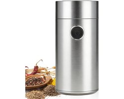 Omgoods - Elektrische Koffiemolen - 150 W Roestvrijstalen Maalmachine
