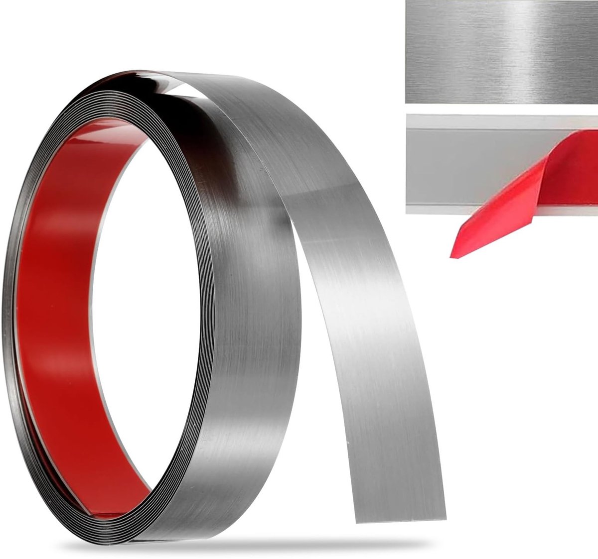 Omgoods - Zelfklevende Decoratieve Lijsten in Zilver - Flexibele Hoekbescherming voor Muren
