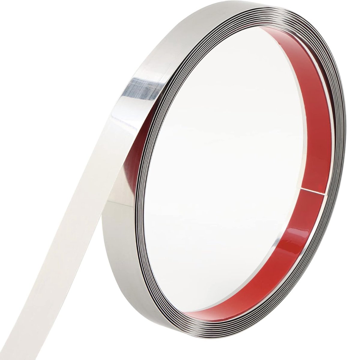 Rostvrij Staal Wandmolding Trim Plak en Plak, Flexibele Zelfklevende
