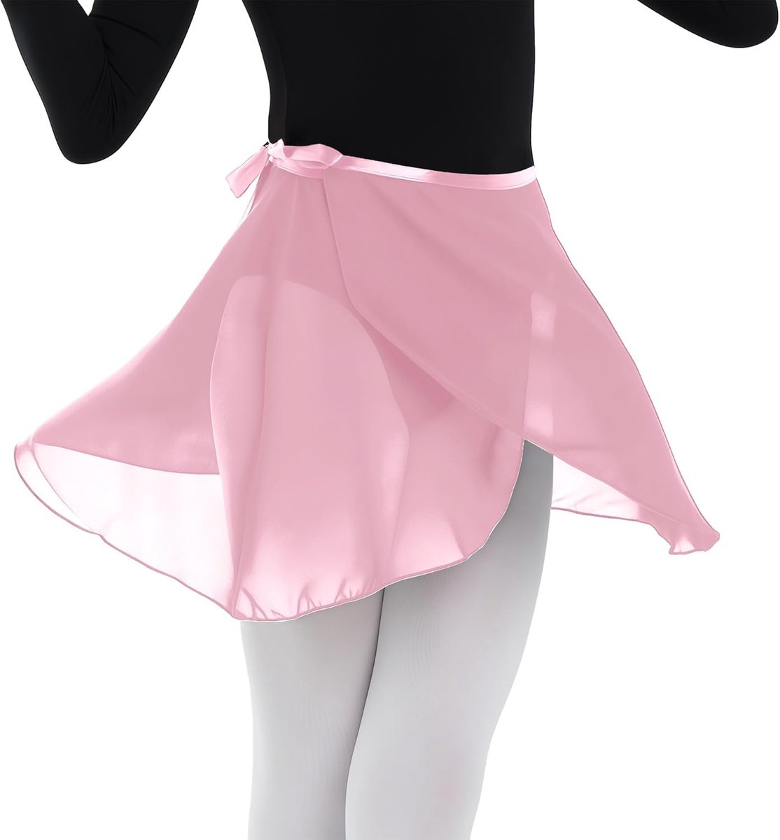 Balletkleding voor dames, balletrok, verstelbare taille, stropdassen
