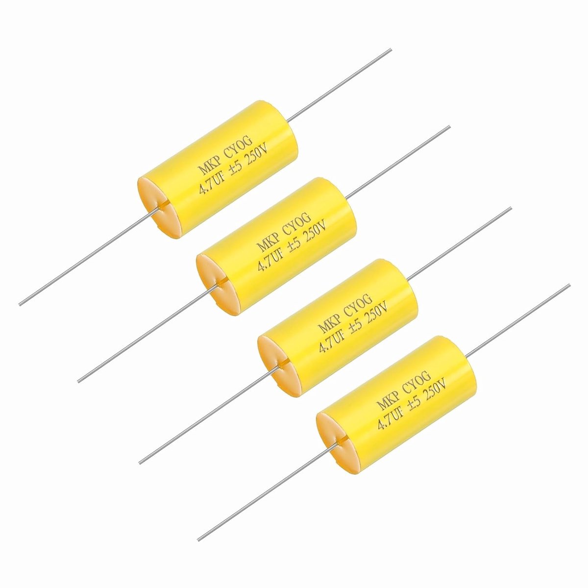 4-delige 4.7uf frequentieverdelingscondensator 250V axiaal audio