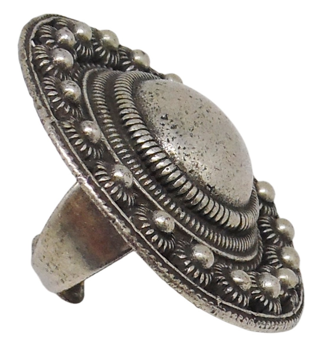 Zeeuws Meisje - Zeeuwse knop ring grote bol midden