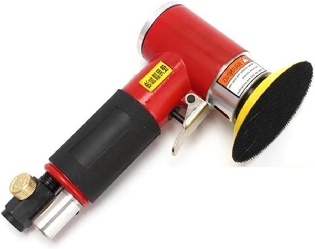 Mini Orbital Air Sander - Pneumatische Polijstmachine Buffer - Oppervlakken Bewerken - Excentrische Dubbele Rotatie