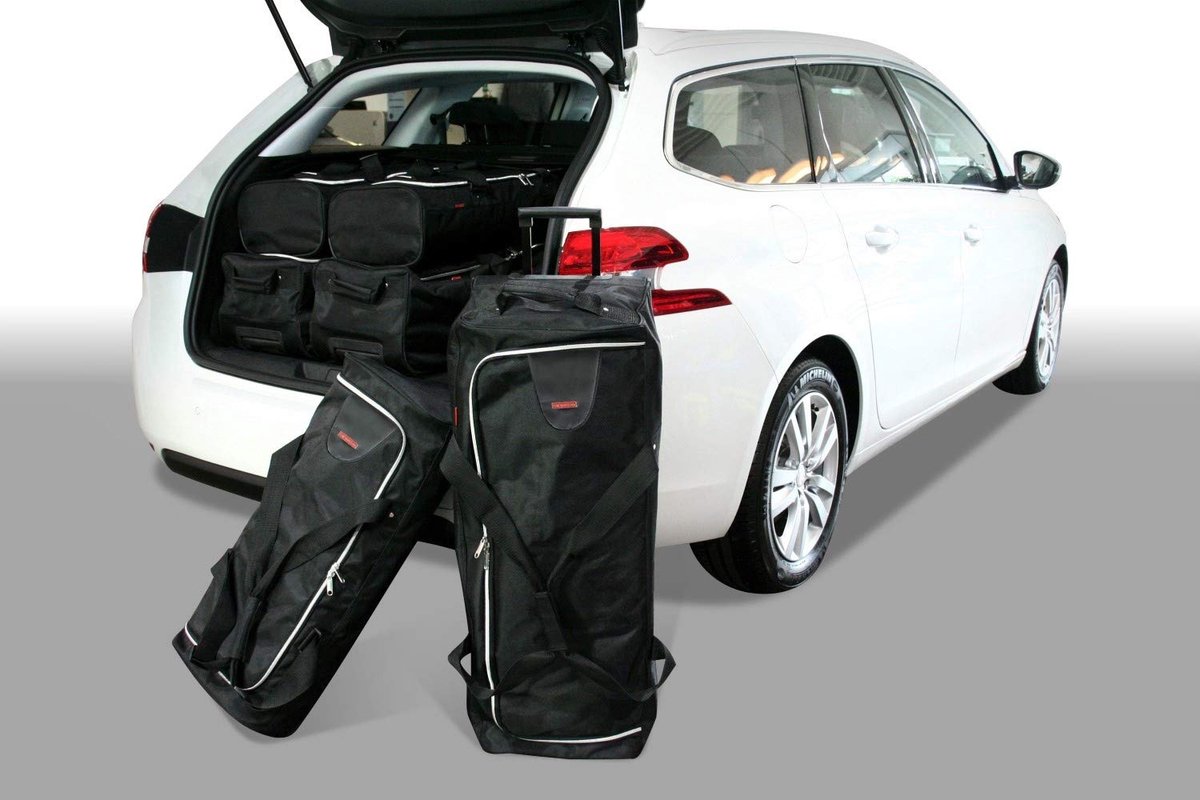 SnelShoppen - Reistas Set 308 II SW Trolley Bag + 3X Handbag - Ruime, Stevige Reistas voor Vakantie, Weekendje Weg, Sport en Outdoor - Lichtgewicht, W