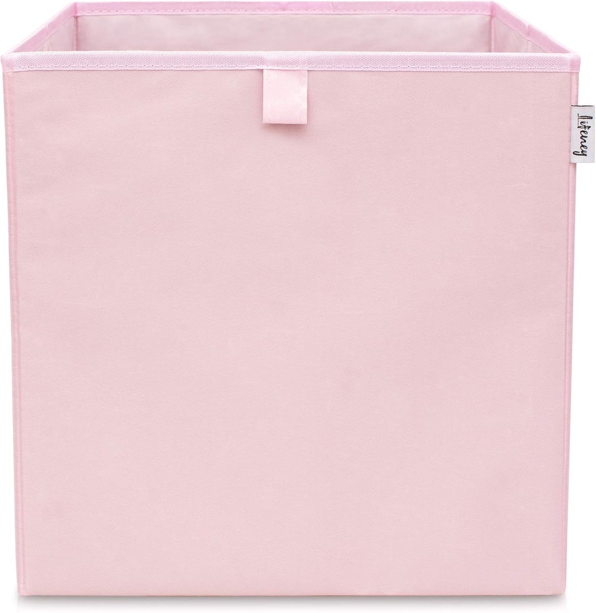 SnelShoppen - Hangbare Opbergdoos - Roze Polyester Opbergoplossing voor Thuis en Kantoor - 330 x 330 x 330 mm - Duurzaam en Praktisch met 5 Jaar Garan