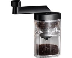 Handmatige Koffiemolen - Reismolen Bonenmolen - Koffie Malen - Keramische Burr Molen - 15 x 7 cm - Zwart