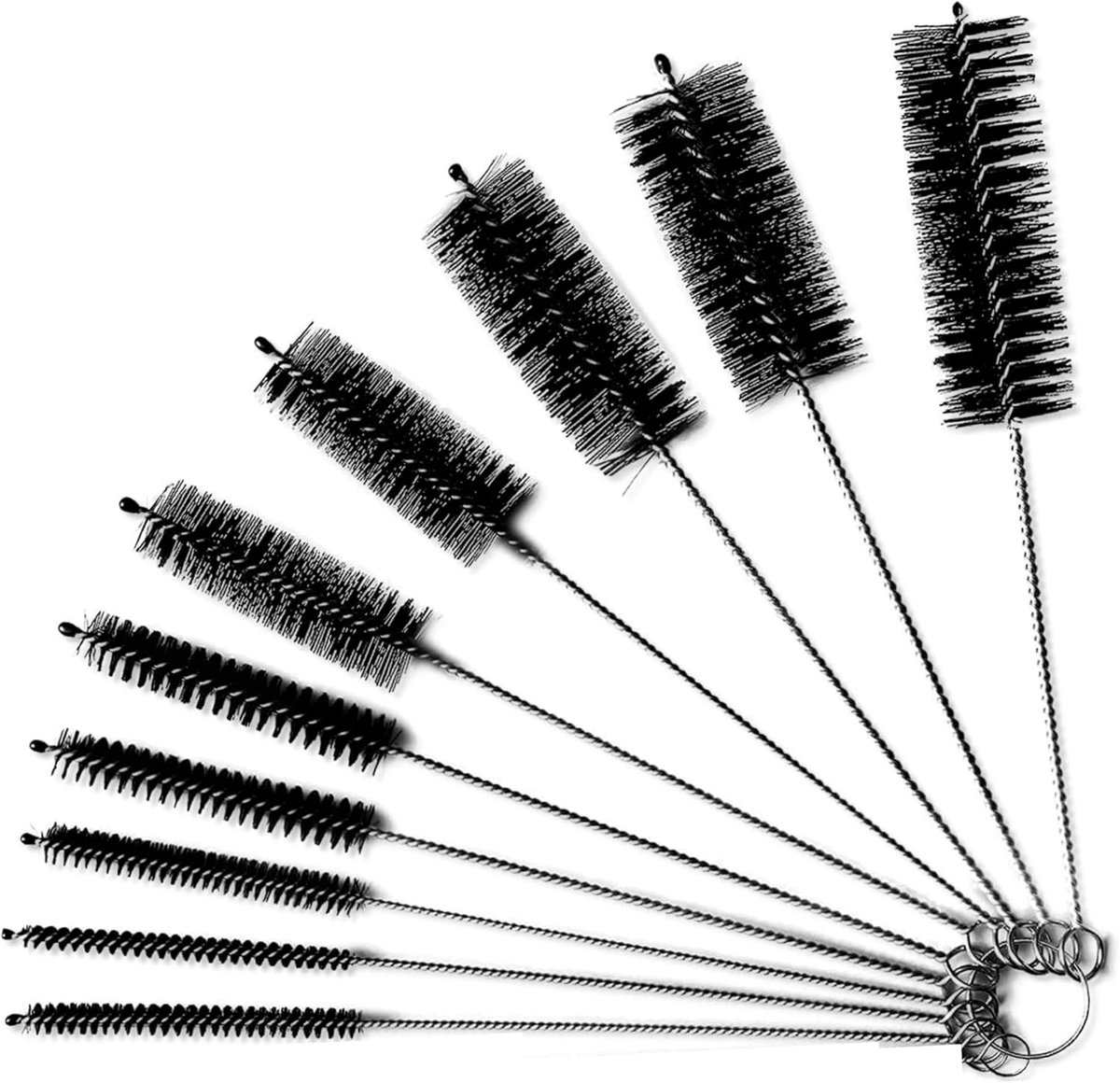 SnelShoppen - Pipe Cleaners | Reinigingsborstels voor Kleine Ruimtes | Multi-Maat Rietjes, Raam, Airbrush, Air Up Fles Cleaner (Kleine Borstels 10 Stu