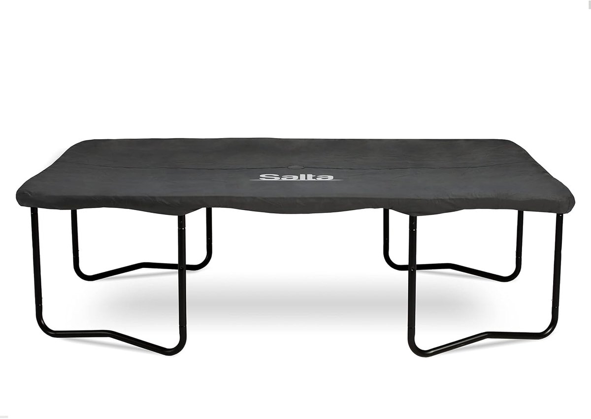 SnelShoppen - Trampolinedek Cover 366 x 244 cm - Zwart - Bescherming voor Trampoline - Weerbestendig - Ideaal voor Herfst en Winter
