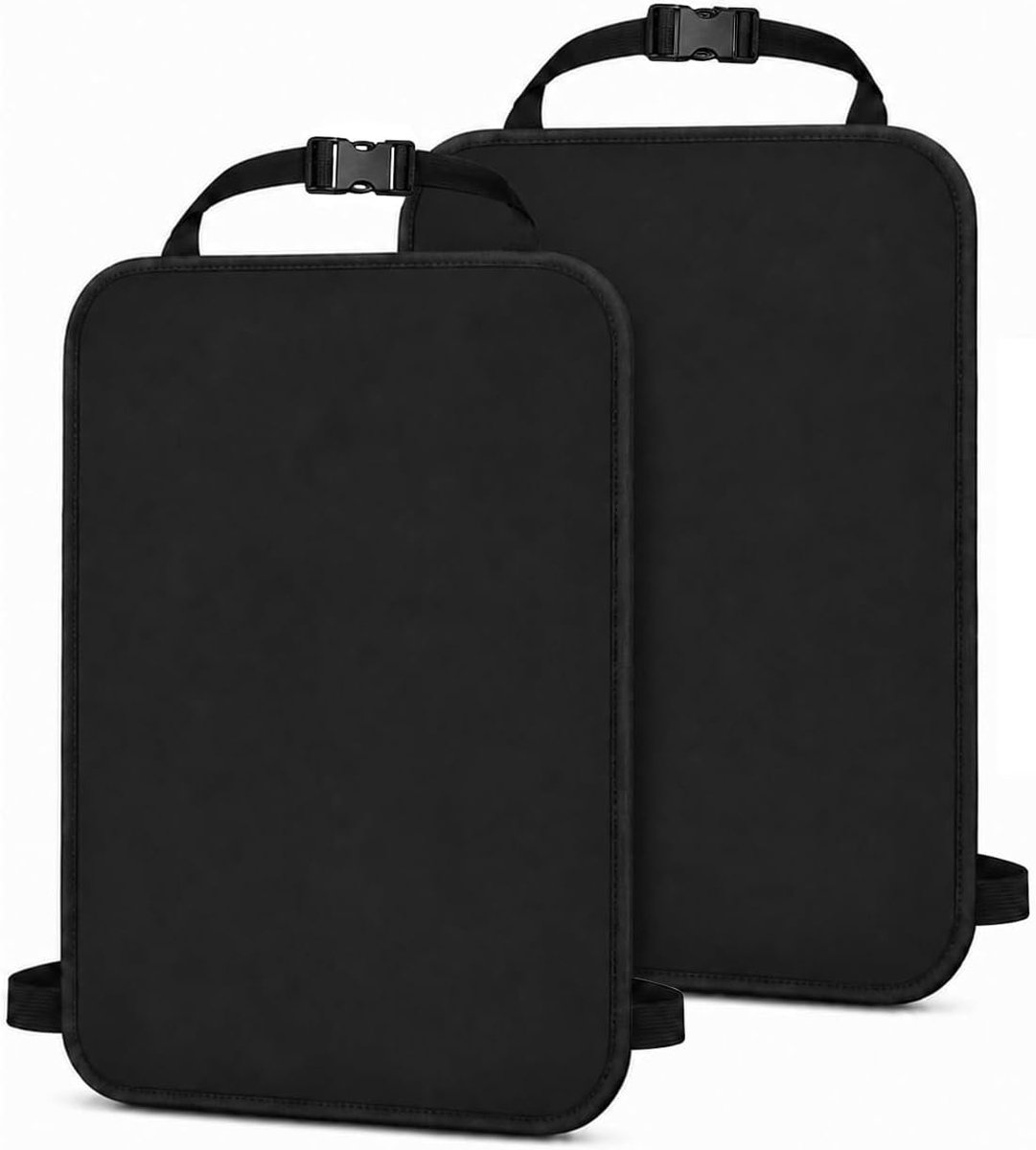 Autostoelbeschermer Rugleuning Waterdicht 70x49 cm - Zwart - Duurzaam Oxford-stof - Beschermt tegen vlekken - SnelShoppen