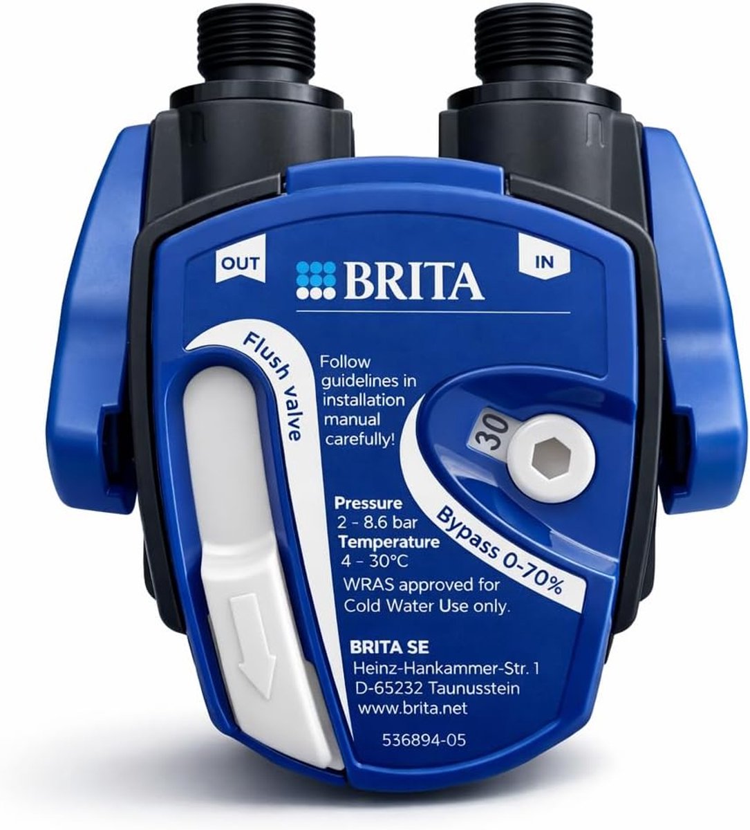 Waterfilter systeem - Brita Purity P3000/C300/C500 - Wandmontage - Altijd vers gefilterd water - SnelShoppen