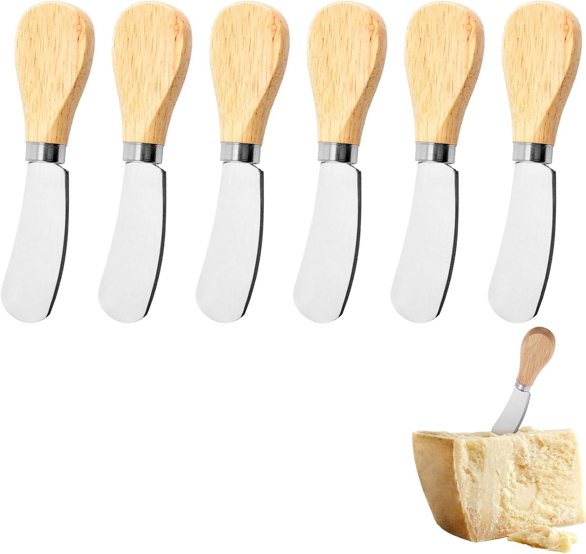 Botermessen, klein, botermes, roestvrij staal, botermes, tafelmes