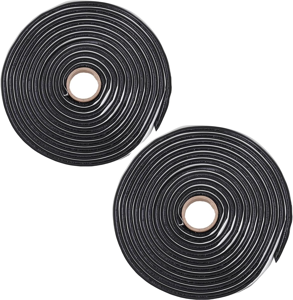 Butylkoord 3 mm x 8 m Butyl Rond Koord Zwart Butyl Rond Koord Plakband Voor Het lijmen en Afdichten Van Autoachterlichten Koplampen Ramen Putdeksels 2 stuks