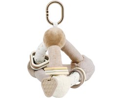 Nattou Lapidou Zachte Activiteiten Piramide Driehoek - 20 cm - Beige