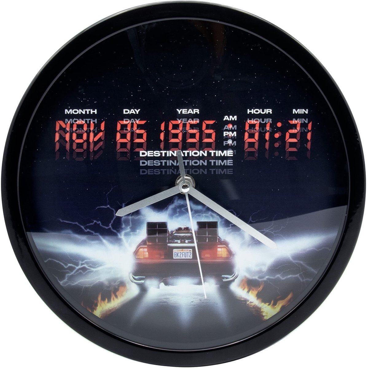 Omgoods - Back to the Future Wandklok - Retro Klok voor Fans van de Film