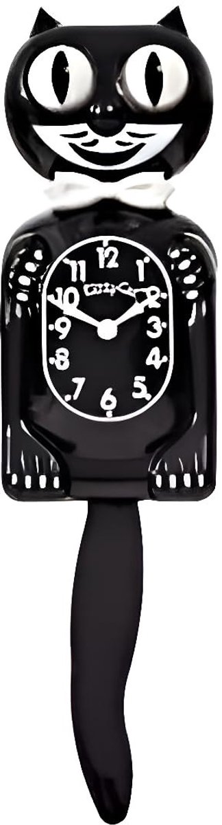 Omgoods - Kitty Cat Klock - Schattige Wandklok in Kattenvorm voor Thuis