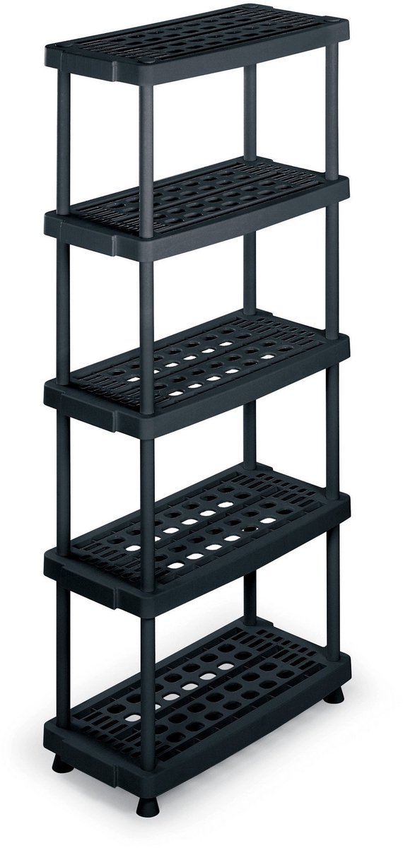 Omgoods - Terry Modular Rek met 5 Planken - 79x39x176 cm