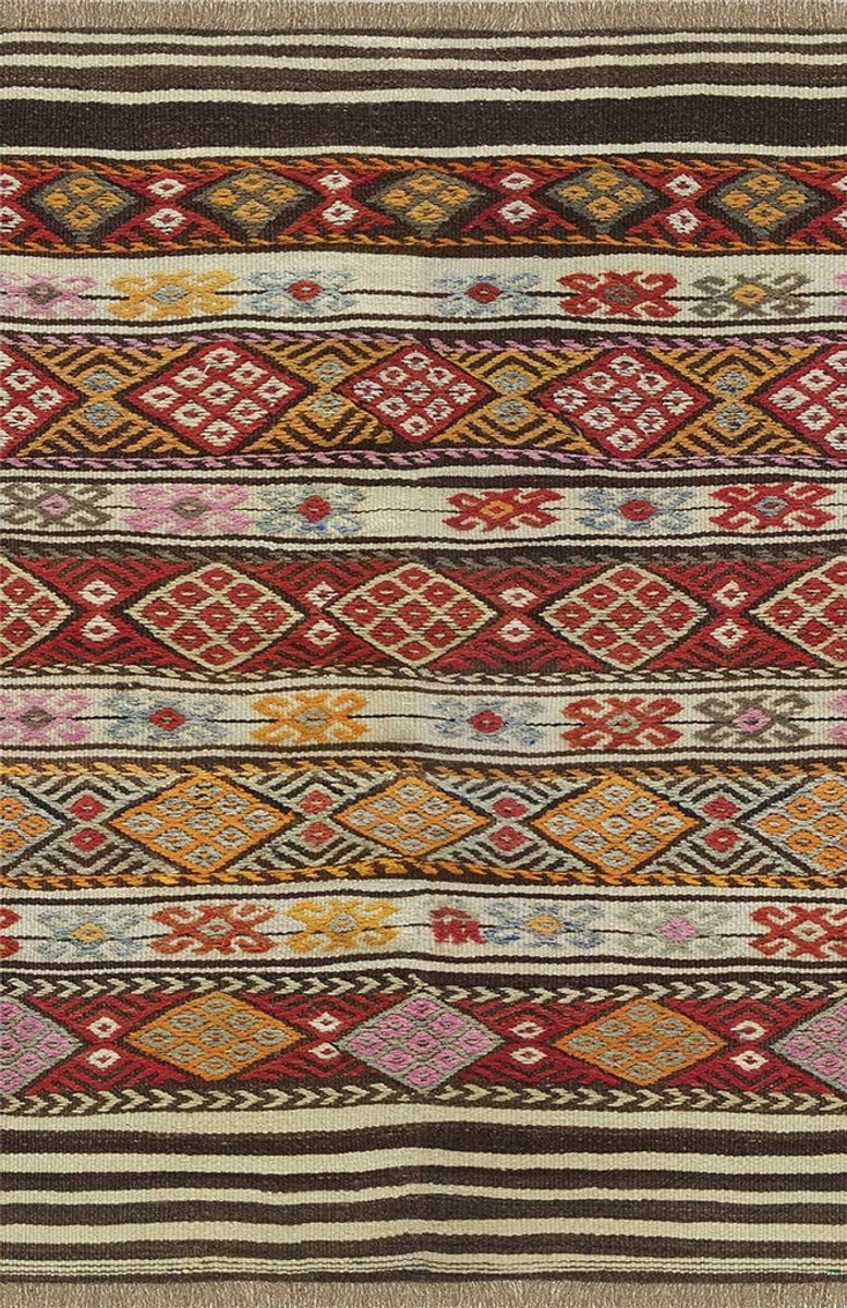 Omgoods - Vinyl Vloerkleed KILIM.3001 DU 01 - 78x120cm, Flexibel en Onderhoudsvriendelijk
