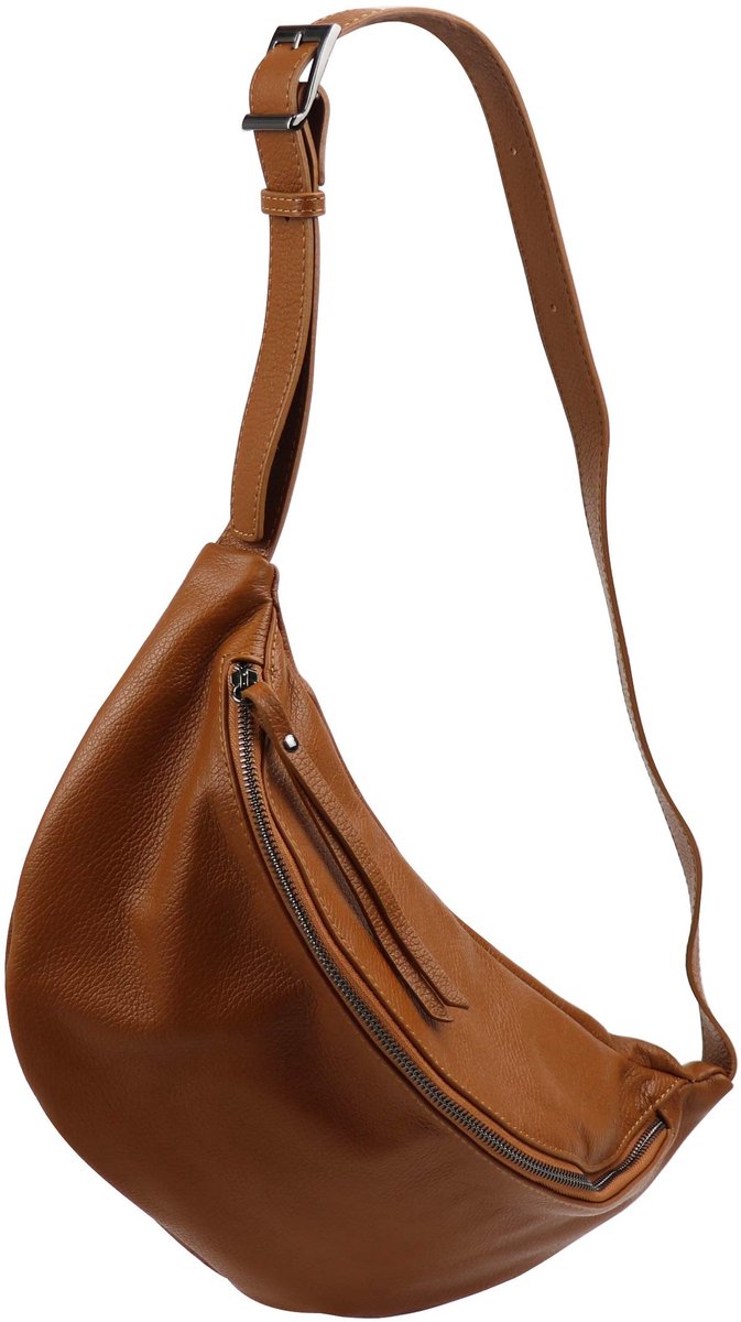 Omgoods - Fania G697 Dames Leren Heuptas - Unisex Festival & Reis Bag