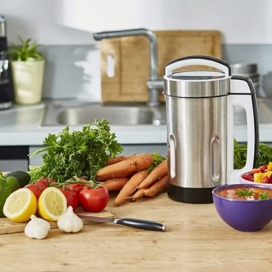 SP® Soepmaker - Soepmaker Blender - Blender - Zilver - 18cm x 21cm x 34cm van S&P — afbeelding 2