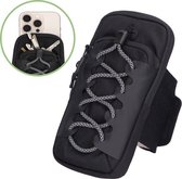 1 stuk - mobiele telefoon tas - voor outdoor sport - reizen klimmen - armband tas - waterdichte polstas - 20 * 8,5 * 9cm - zwart