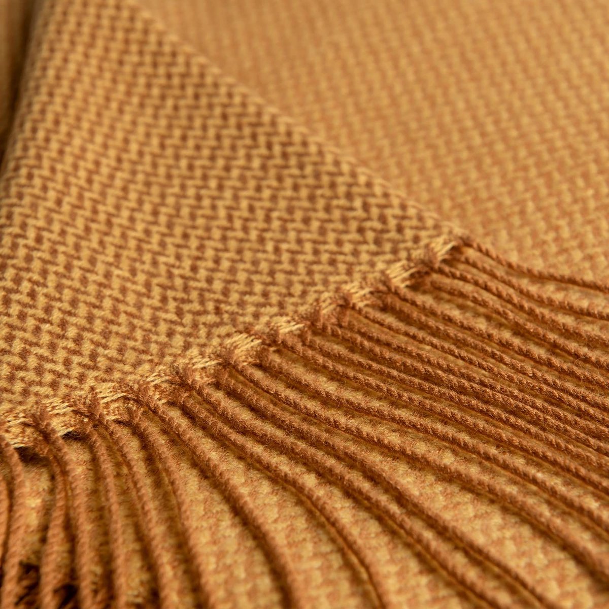 Omgoods - Herringbone Throw Blanket - Zacht en Lichtgewicht Fleece Deken - 125 x 152cm