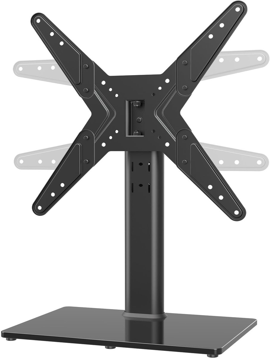 Omgoods - Universele Zwenkbare TV Stand voor 21 tot 47 inch TV's - 90 Graden Rotatie