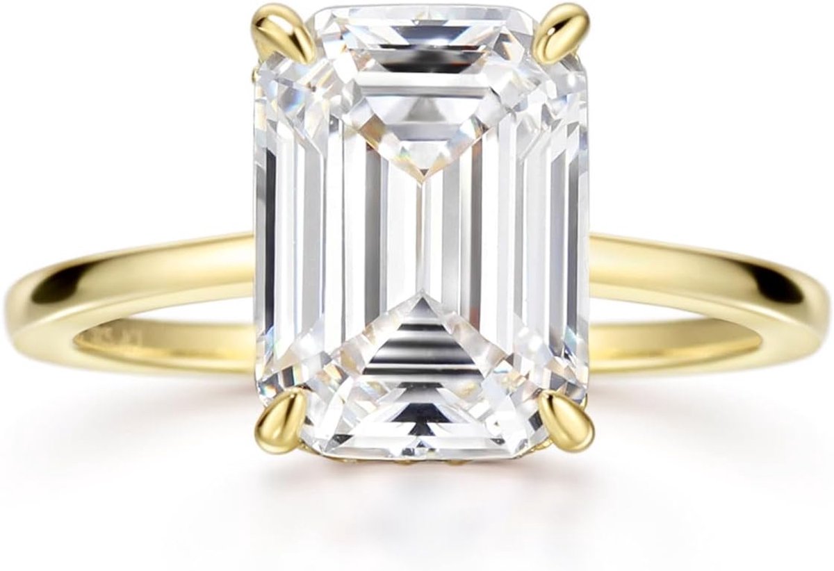 Ringen Cubic Zirconia, verlovingsring voor vrouwen, Sterling zilveren trouwring, belofte ring, Sterling zilveren trouwring