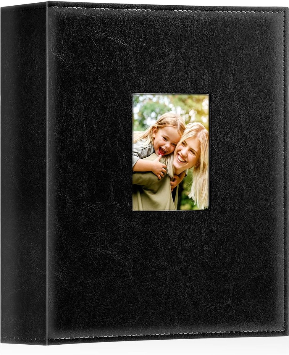 Fotoalbum 10 x 15 cm - Groot Leer - 400 Compartimenten - Bewaar je herinneringen stijlvol - ShopVlot