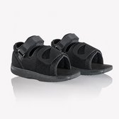 BORT Verbandschoen Open Model - Paar van 2 Verbandschoenen - Postoperatieve Schoenen - Verbandsandaal - Zwart 44-45