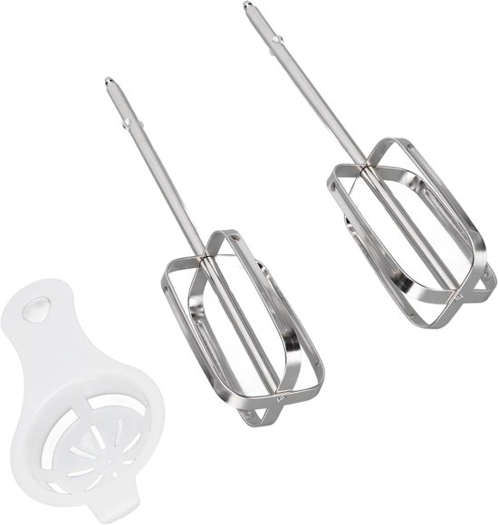 Mixer Opzetstukken - Kloppers Eierscheider - Bakken Klaarmaken - Vaatwasmachinebestendig - 24x16x5 cm - Zilver — afbeelding 5