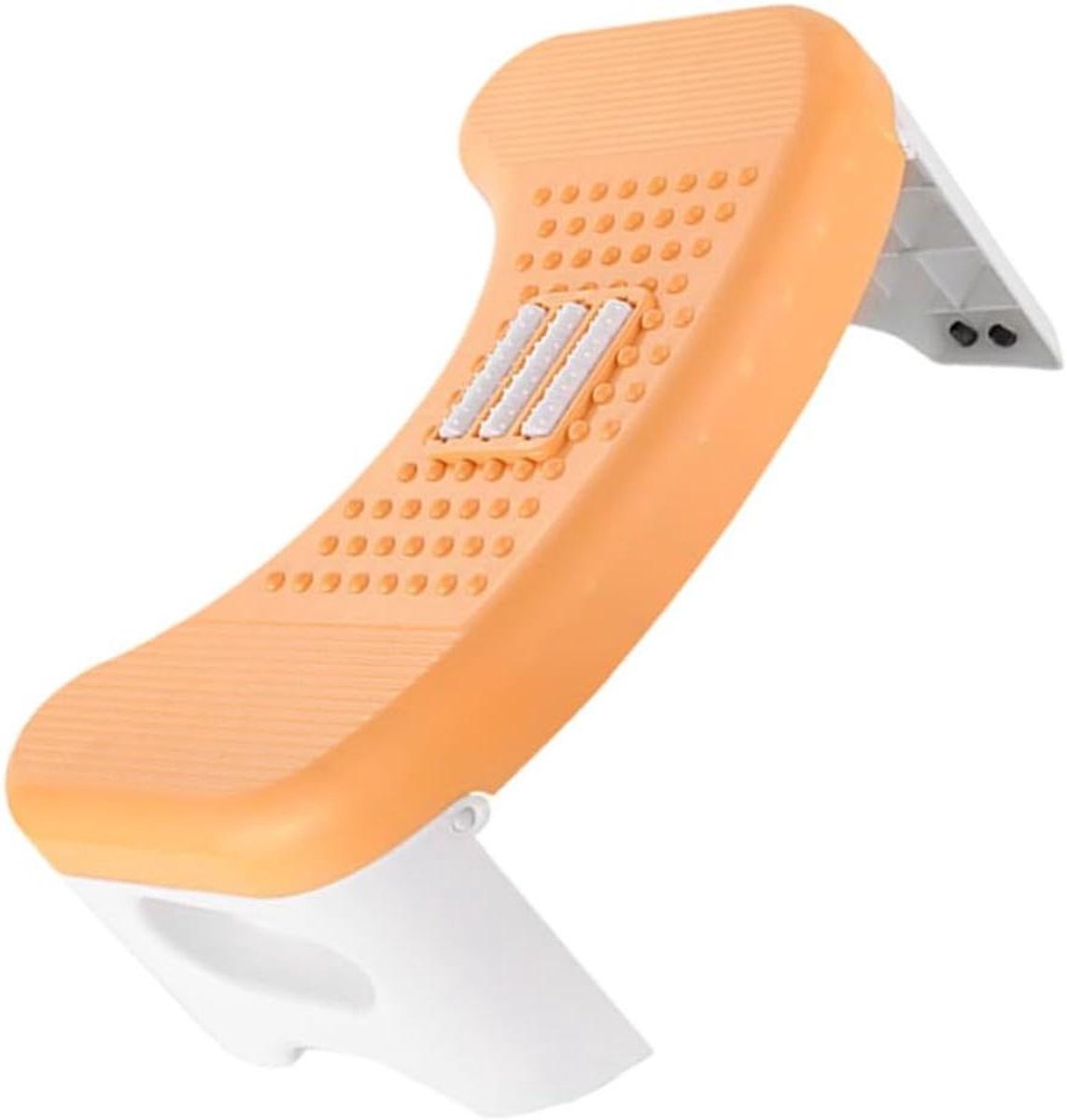 Toiletkrukjes Set - Badkamerkruk Opstapje - Comfortabel Toiletgebruik - Antislip Boogontwerp - 40 x 26 x 18 cm - Wit