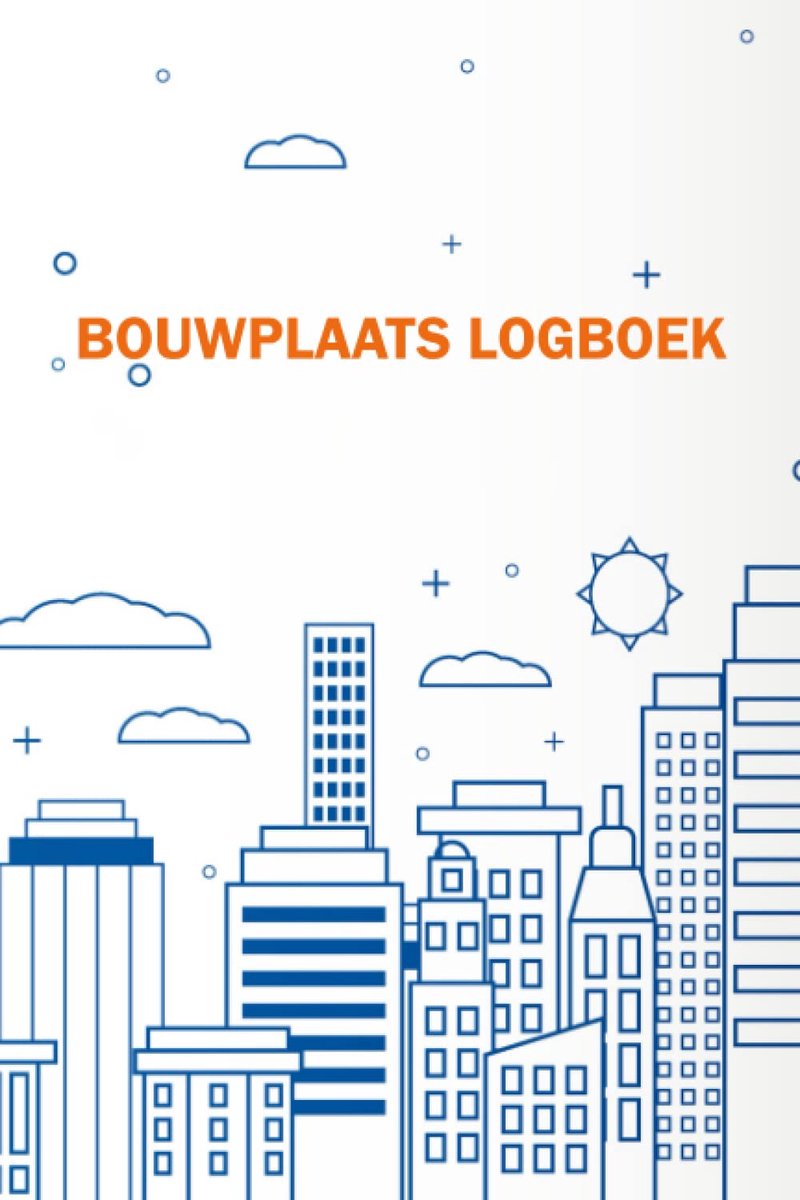 Bouwplaats logboek 6*9" - 188 pagina's - efficiënt hulpmiddel - beheer uw bouwplaats - ShopVlot