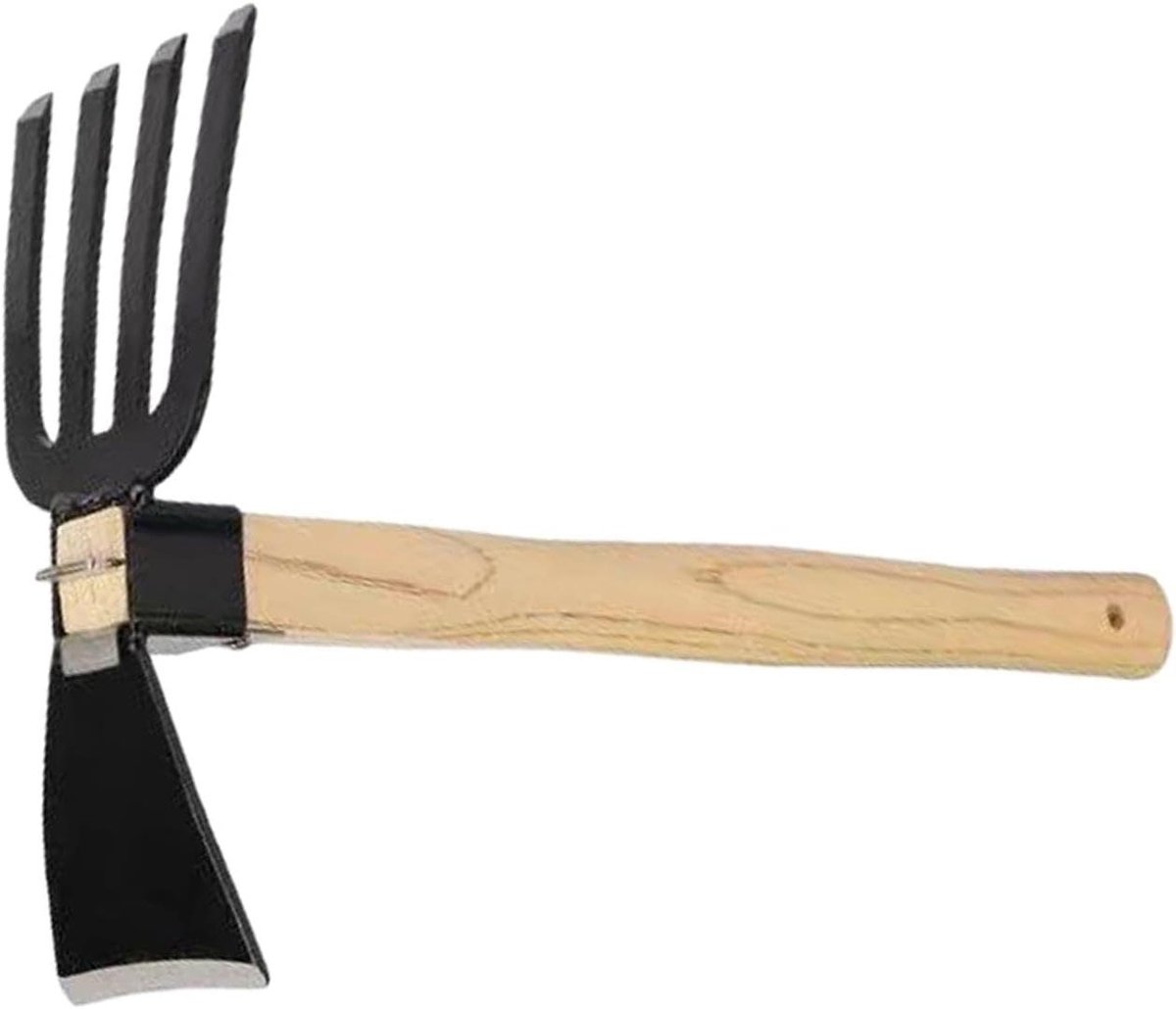 Onkruidhaak Tuinhak - Tuinhark Grondbewerker - Tuinieren Wieden - Ergonomisch Ontworpen - 38.5 x 21 cm - Niet gespecificeerd