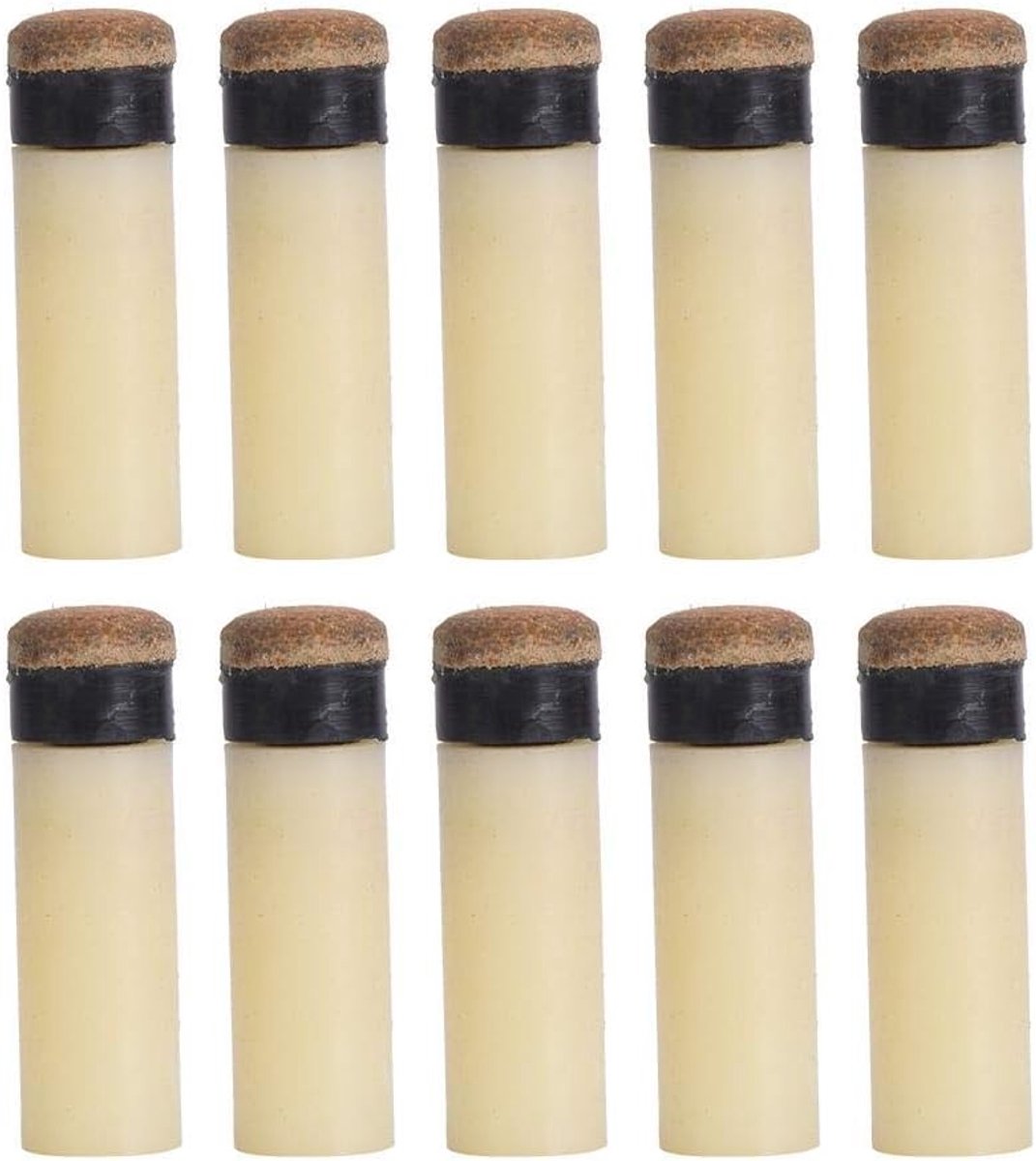 10 stuks Cue Tips Reserveonderdelen voor Biljartstick Reparatie Gereedschap Benodigdheden voor Biljart Tig (10 mm/11 mm/12 mm/13 mm