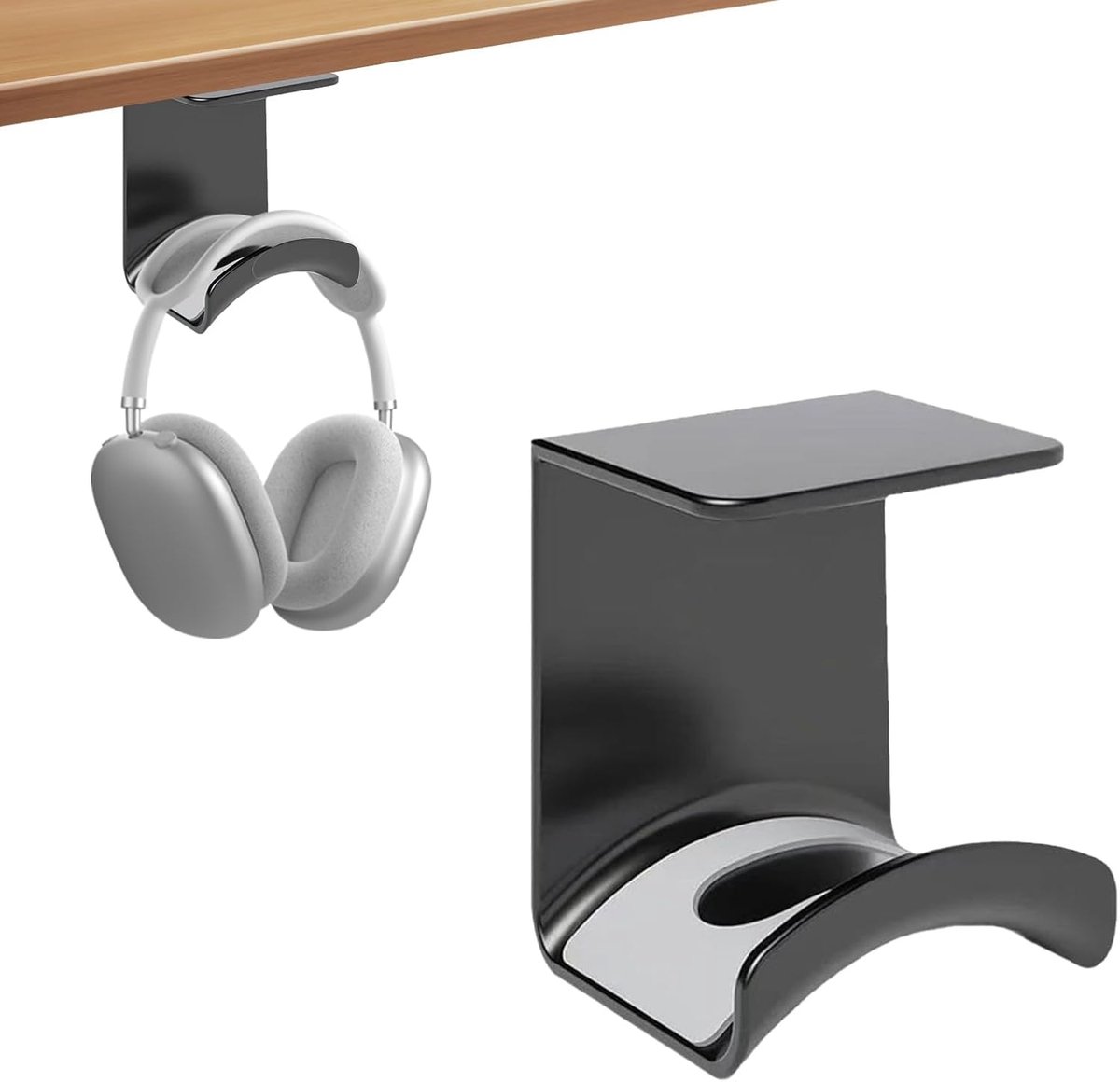 Hoofdtelefoonhouder wand - sterk plakband - headsetstandaard - ideaal voor gaming - ShopVlot