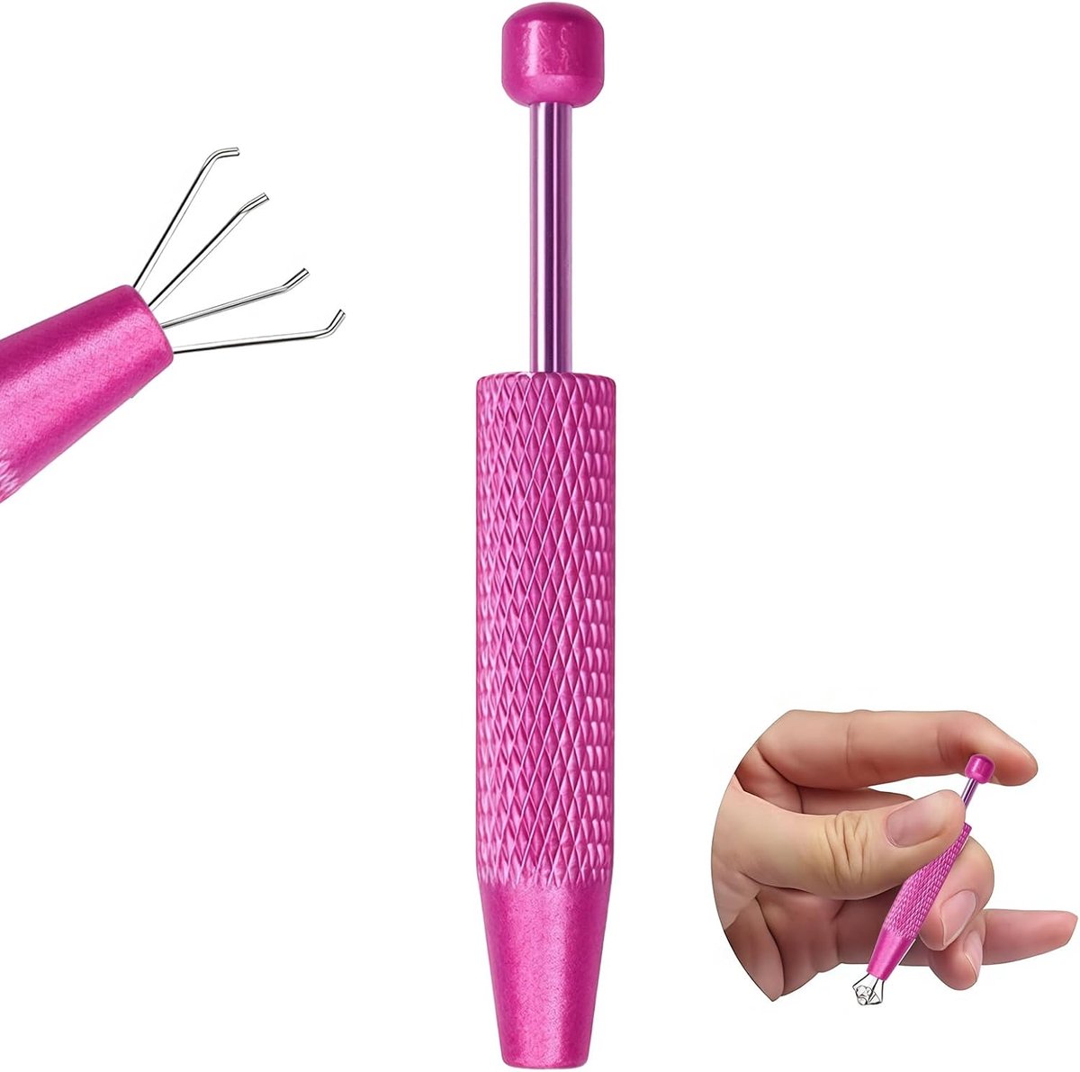 6-delige Piercing Tang Set, 12G 14G 16G 18G 20G Piercing Kogel Opendraaier Voor Kogels, Gereedschap Voor Openen En Verwisselen, Accessoires Voor Oor En Neus
