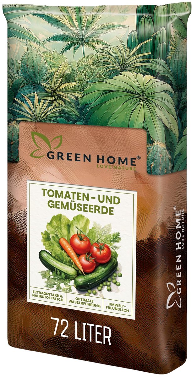 Green Home Love Nature ER10044 Tomatengrond en groente potgrond 72 liter - met perliet - NPK 14-10-18