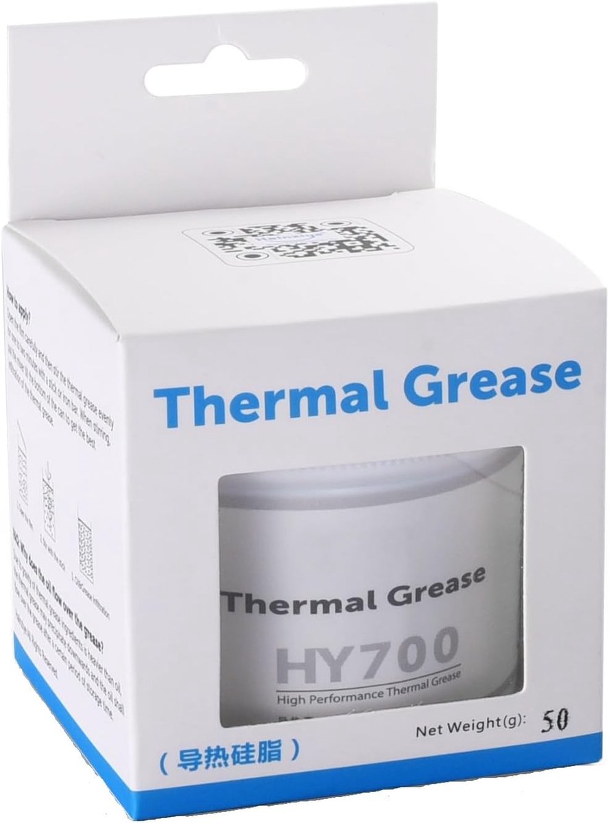 Thermische Heatsink Pasta Thermische geleidbaarheid: > 3.14W/m-k Koolstof Gebaseerde Hoge Prestaties, Thermische Samenstelling CPU voor PC CPU GPU PS4 PS5 LED - 50 Gram
