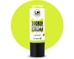 LM-Kreativ Sock Stop antislip textielverf - 90 ml - lichtgroen - op waterbasis en latexvrij