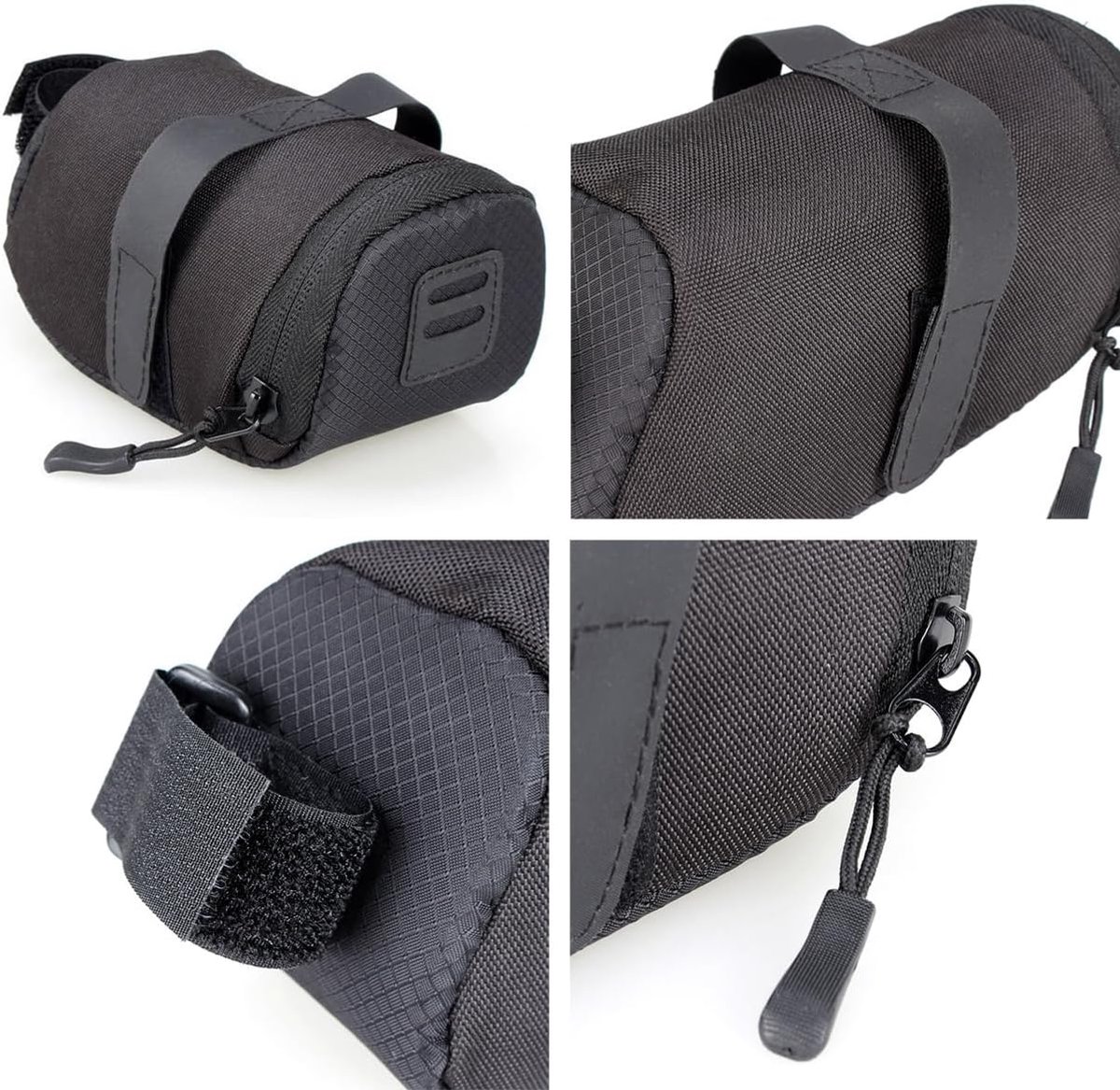 Zadeltassen voor fiets - waterdichte zadeltas - klittenbandbevestiging - perfect voor racefiets en MTB - SnelShoppen